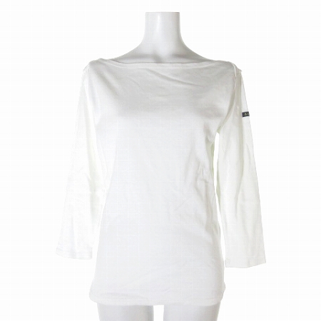 ルミノア Leminor カットソー Tシャツ 七分袖 プルオーバー コットン 白 ホワイト 1 トップス レディース 0 ベクトルパーク