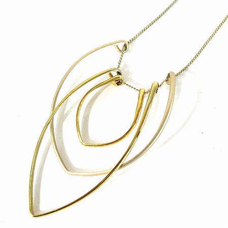 23区 オンワード樫山 Vingt Trois Arrondissements ネックレス ロング ワイヤーワーク フープ チェーン ゴールドカラー アクセサリー レディース 0 ベクトルパーク