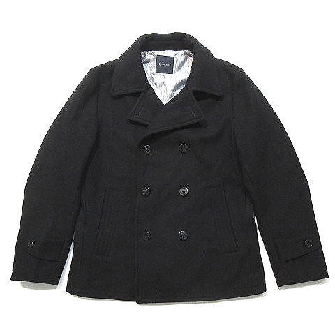 レイジブルー Rageblue Pコート ピーコート 長袖 メルトン アンカーボタン 黒 ブラック M アウター メンズ 0 ベクトルパーク