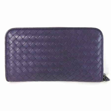 ボッテガヴェネタ BOTTEGA VENETA 長財布 イントレチャート ラウンド