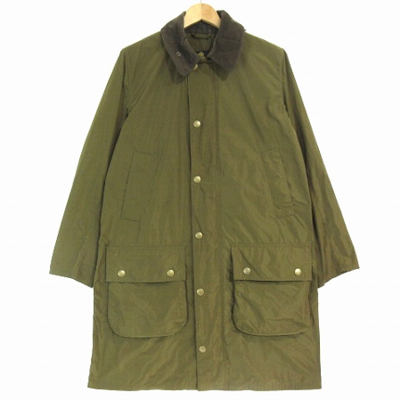 バブアー Barbour ジャケット コート Border ロング ジップアップ カーキ 36 アウター Ibs メンズ 0 ベクトルパーク