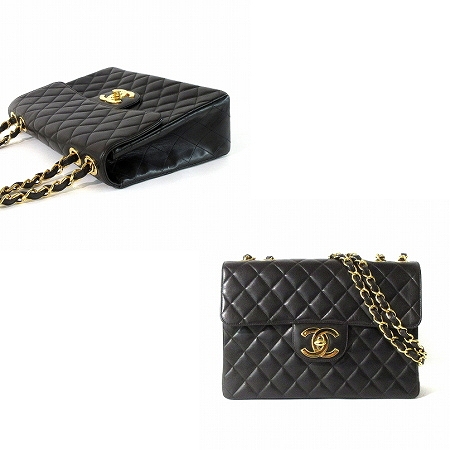 シャネル CHANEL デカ マトラッセ 30 ココマーク ショルダーバッグ W 