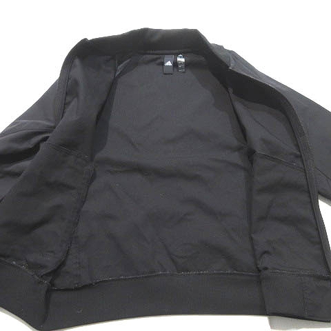 黒 アウター　ジャンパー　ジャケット アディダス adidas ブルゾン ジャンパー ウインドジャケット