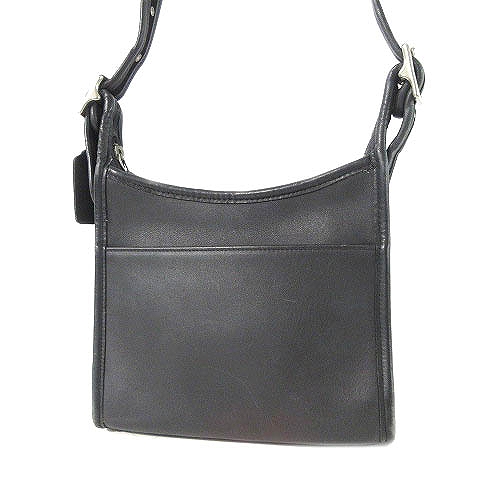 コーチ COACH ショルダーバッグ オールドコーチ 斜めがけ レザー 黒  