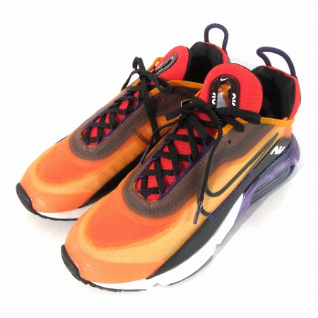 未使用品 ナイキ Nike タグ付き スニーカー シューズ Airmax エア マックス 90 Bv9977 800 マルチカラー オレンジ 26 靴 メンズ 0 ベクトルパーク