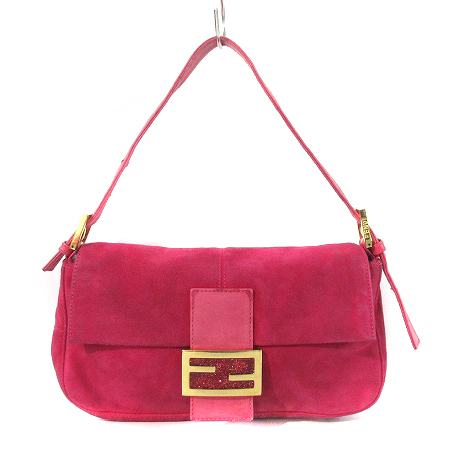 フェンディ FENDI ワンショルダー バッグ マンマバケット スエード  