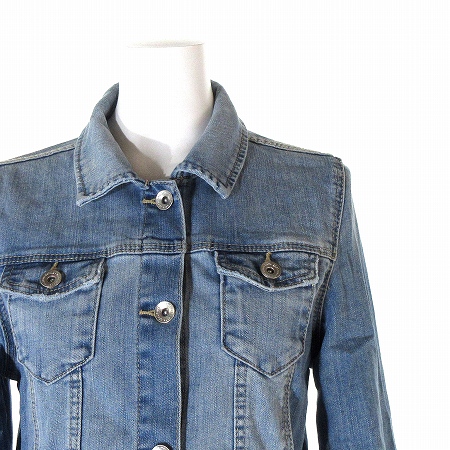 ザラ Zara Girl Gジャン デニム ジャケット ブルゾン ストレッチ ライト ブルー 水色 13 14 164cm キッズ 子供服 レディース 0 ベクトルパーク