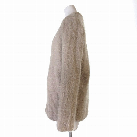 スナイデル Snidel カーディガン ジャケット アンゴラ ニット ガウン Vネック ベージュ F Sntc トップス レディース 0 ベクトルパーク