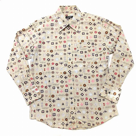 バーバリーブラックレーベル BURBERRY BLACK LABEL シャツ モノグラム  