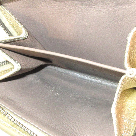 ボッテガヴェネタ BOTTEGA VENETA 財布 二つ折り コンパクト イントレチャート レザー ゴールド レディース ボッテガヴェネタ BOTTEGA VENETA 財布 二つ折り コンパクト イントレチャート レザー ゴールド レディース