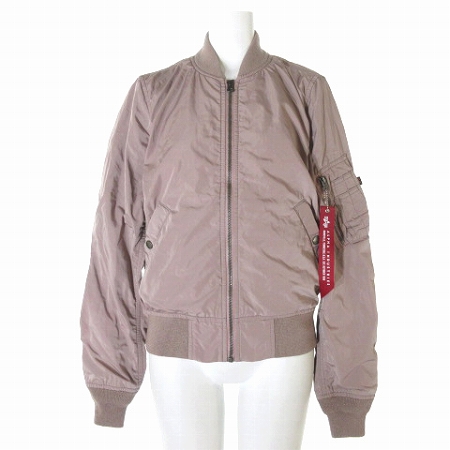 アルファ Alpha ジャケット ブルゾン Ma 1 ジップアップ Ta7013 8561 ピンク M アウター Ibs94 レディース 0 ベクトルパーク