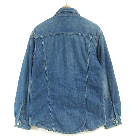 ブルーブルー Blue Blue カバーオール デニム ジャケット Gジャン Use加工 中綿 裏地 キルティング インディゴ ブルー M アウター Ibs94 メンズ 0 ベクトルパーク