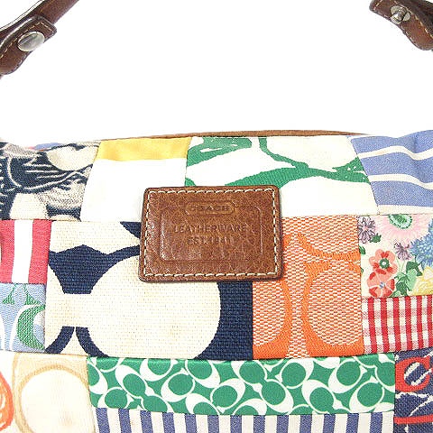 コーチ Coach ポーチ ミニバッグ バッグインバッグ メイクポーチ 小物入れ パッチワーク レザー マルチカラー 鞄 レディース 0 ベクトルパーク コーチ Coach ポーチ ミニバッグ バッグインバッグ メイクポーチ 小物入れ パッチワーク レザー マルチカラー 鞄 レディース 0 ベクトルパーク