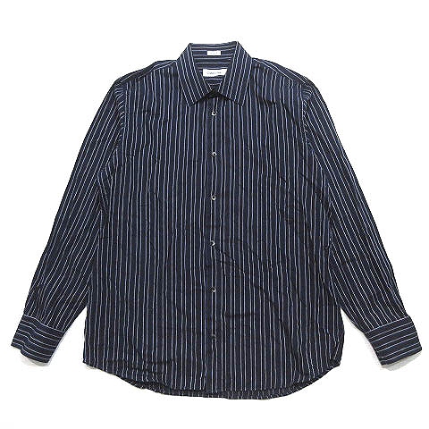 カルバンクライン CALVIN KLEIN シャツ ストライプ 長袖 コットン 