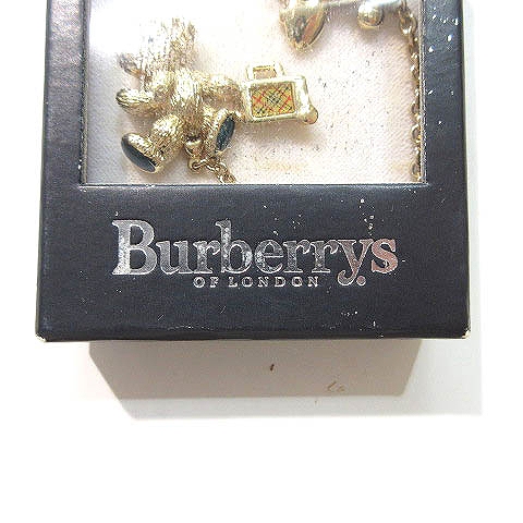 バーバリーズ Burberrys ブローチ ピンバッチ ツインブローチ くま 