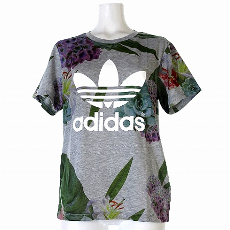 未使用品 adidas Originals FLORAL TT トラックジャケット ジャージ バラ柄 薔薇柄 レディース L アディダス オリジナルス フローラル 未使用品 アディダスオリジナルス adidas originals タグ付き Tシャツ