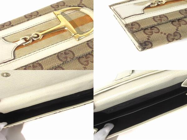 グッチ GUCCI 長財布 ハスラービット GG キャンバス レザー 137375 ...