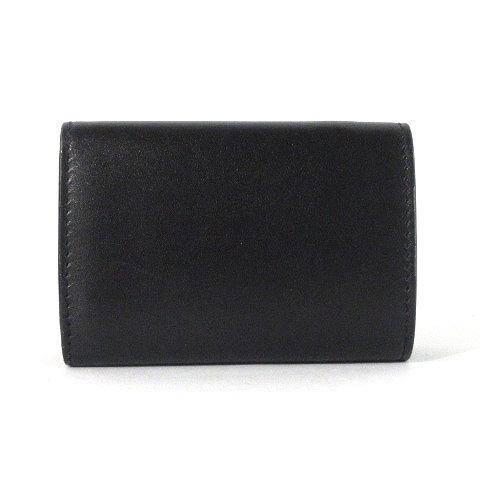 サンローラン パリ Saint Laurent Paris 財布 三つ折り プティット ウォレット コンパクト ミニ レザー ロゴ 黒 ブラック メンズ レディース 0 ベクトルパーク