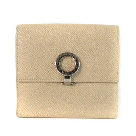 ブルガリ Bvlgari 財布 コンパクト ブルガリブルガリ クリップ レザー 本革 ベージュ レディース 0 ベクトルパーク