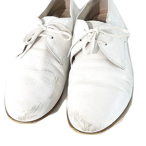 マーガレットハウエル Margaret Howell Idea レザー シューズ ローファー レースアップ フラット 白 23 5 靴 レディース 0 ベクトルパーク マーガレットハウエル Margaret Howell Idea レザー シューズ ローファー レースアップ フラット 白 23 5 靴 レディース 0 ベクトルパーク