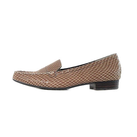 リーガル Regal ローファー パンプス スクエアトゥ スエード レザー 型押し 茶 ブラウン 23 靴 レディース 0 ベクトルパーク