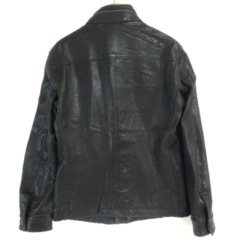 ポールスミス PAUL SMITH M-65 レザー ジャケット ミリタリー ラム 