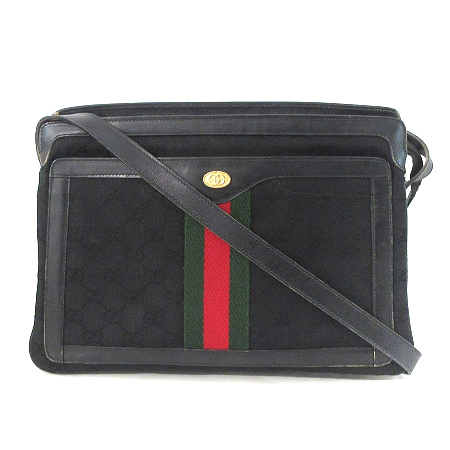グッチ GUCCI ショルダーバッグ シェリーライン GG キャンバス 