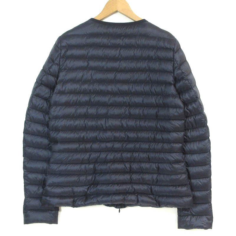 モンクレール MONCLER ライト ダウンジャケット ノーカラー ナイロン 