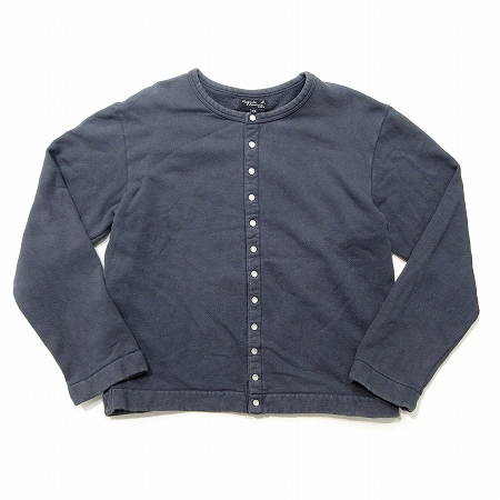 アニエスベーオム Agnes B Homme カーディガン プレッション 長袖 スナップボタン 丸首 Et84m001 ブルーグレー T2 トップス メンズ 0 ベクトルパーク