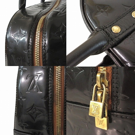 ルイヴィトン LOUIS VUITTON モノグラム ヴェルニ ボストンバッグ  