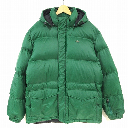 ラコステ LACOSTE ダウンジャケット キルティング ナイロン フード付き 