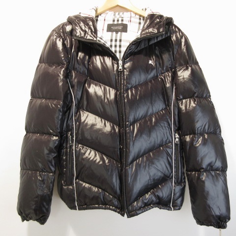 バーバリーブラックレーベル BURBERRY BLACK LABEL 美品 ホースロゴ 