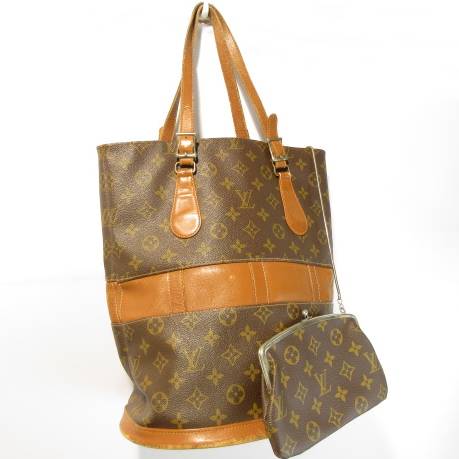 ルイヴィトン モノグラム バケツGM トートバッグ 寒かっ ポーチ付き 廃盤品 