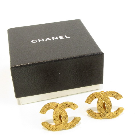 シャネル CHANEL ヴィンテージ ココマーク イヤリング アクセサリー 