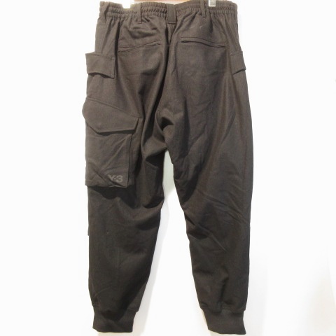 ワイスリー Y-3 20AW ウール フランネル カーゴパンツ イージー 