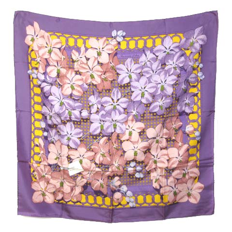 エルメス HERMES カレ 90 SOUVENIRS D'ASIE アジアの想い出 シルク100