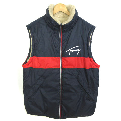 トミー TOMMY JEANS ジーンズ 4way リバーシブル 中綿 ボアジャケット 