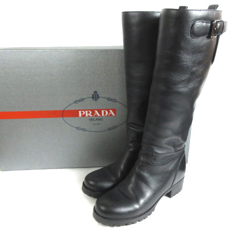 プラダスポーツ PRADA SPORT 3W5784 リネアロッサ ロングブーツ  