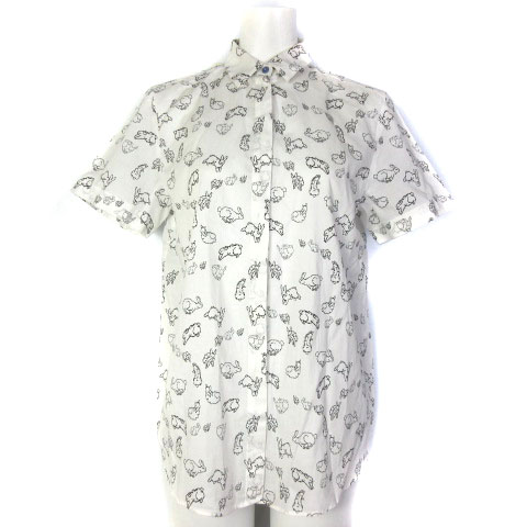 ポールスミス PAUL SMITH 21SS シャツ ブラウス ラビット柄 うさぎ柄 