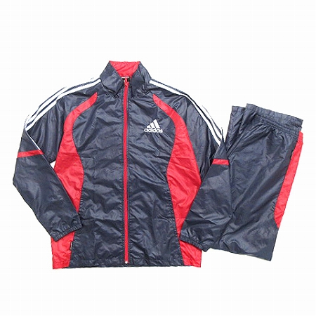 アディダス adidas 美品 ウィンドブレーカー 上下 ジャケット パンツ 