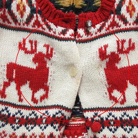 ラルフローレン RALPH LAUREN カーディガン 長袖 ノルディック柄  