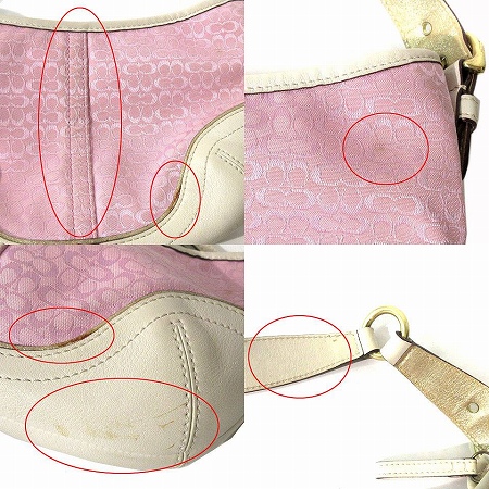 希少　COACH　ミニシグネチャー　ハンドバッグ　ワンショルダー　ピンク　レザー 楽天市場】コーチ ミニシグネチャー ワンショルダーの通販