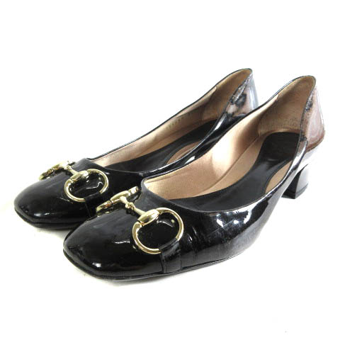 GUCCI ホースビット チャンキーヒール 37.5