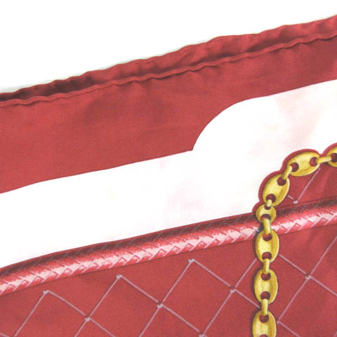 【カルティエ】Cartier スカーフ マストライン チェーン シルク 100% カルティエ Cartier must de Cartier マストライン スカーフ
