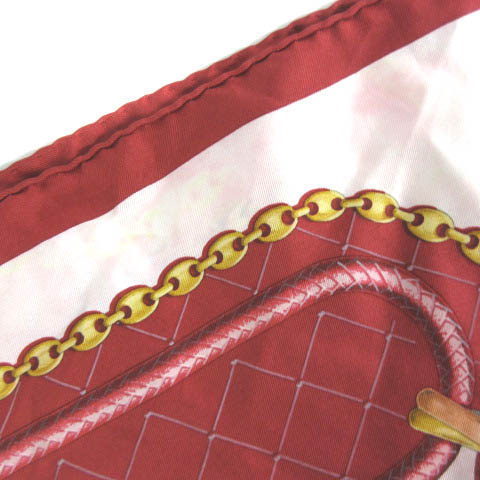 【カルティエ】Cartier スカーフ マストライン チェーン シルク 100% 楽天市場】【中古】カルティエ マスト ドゥ スカーフ シルク100