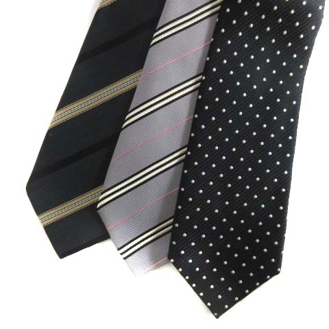 バーバリーブラックレーベル BURBERRY BLACK LABEL ネクタイ 3本 