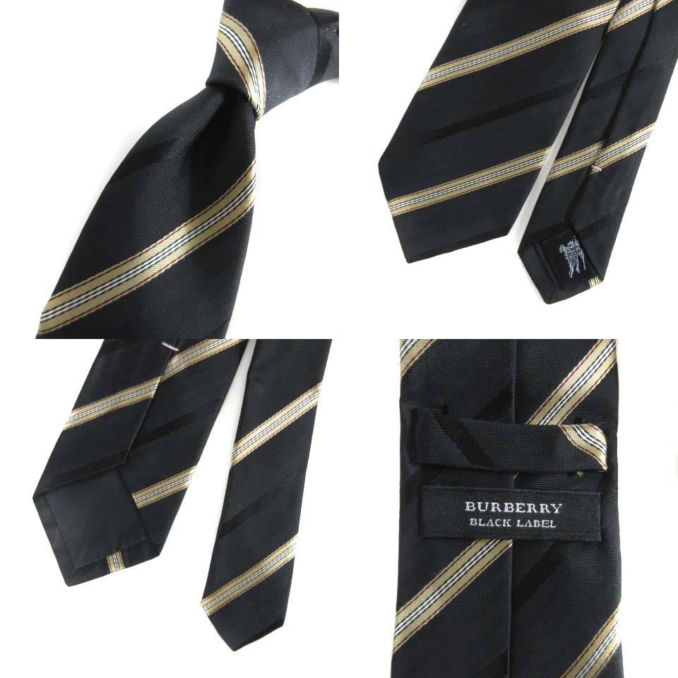 バーバリーブラックレーベル BURBERRY BLACK LABEL ネクタイ 3本 
