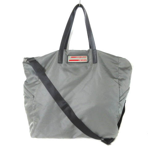 プラダスポーツ PRADA SPORT LUNA ROSSA リネアロッサ トートバッグ 