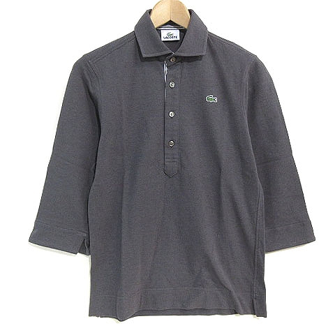 超安い カットソー LACOSTE ラコステ 未使用品 ポロシャツ プル 7分袖 トップス
