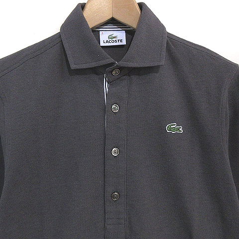 未使用品 ラコステ LACOSTE カットソー ポロシャツ 7分袖 プル